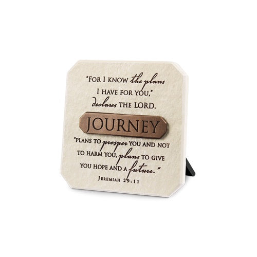 Plaque: Journey Jeremiah 29:11