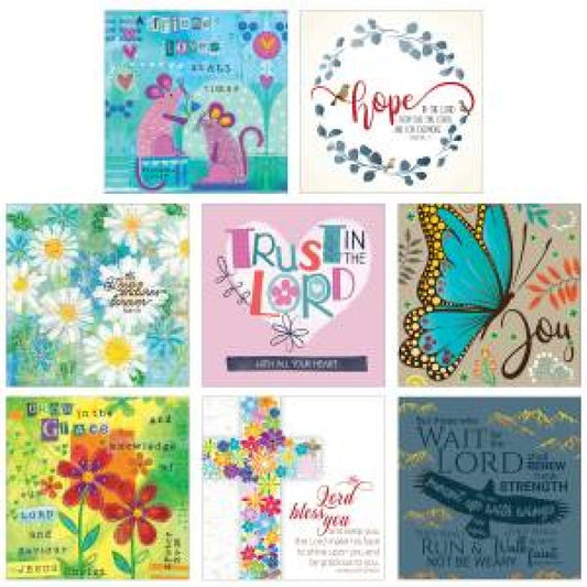 Card: Bible Verses Blank assorted