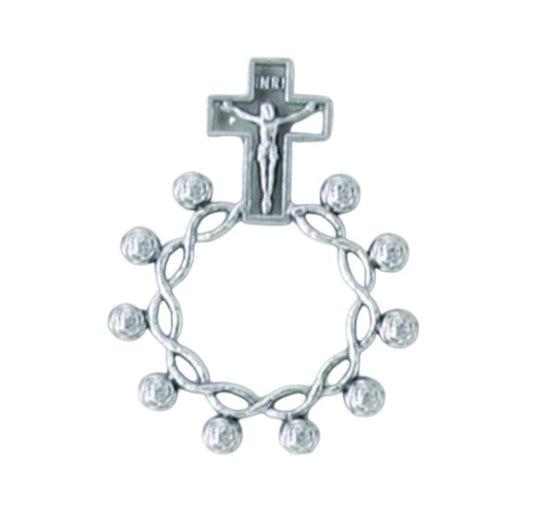 Rosary Ring: Silver RR113S