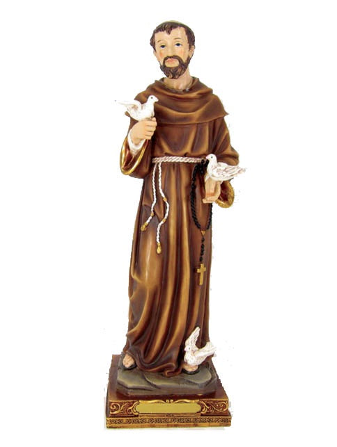 Statue: Resin St Francis Height 140mm
