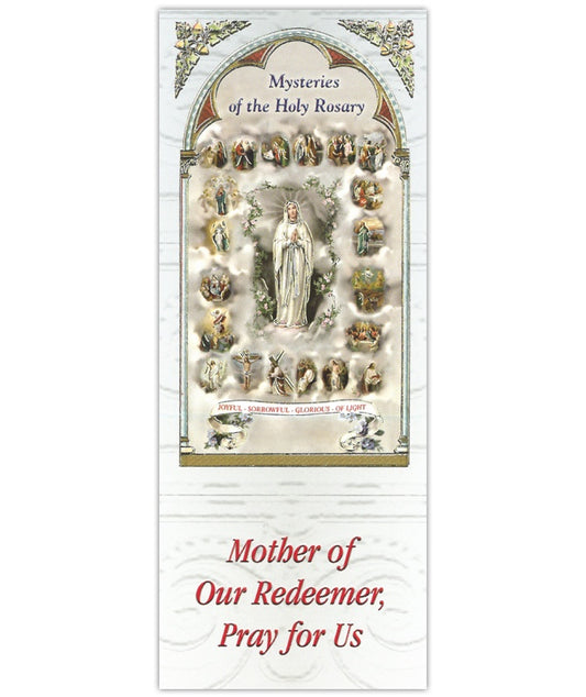 Bookmark: Mysteries of the Holy Rosary