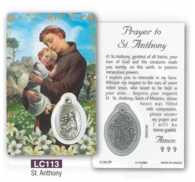 Laminated Card & Medal