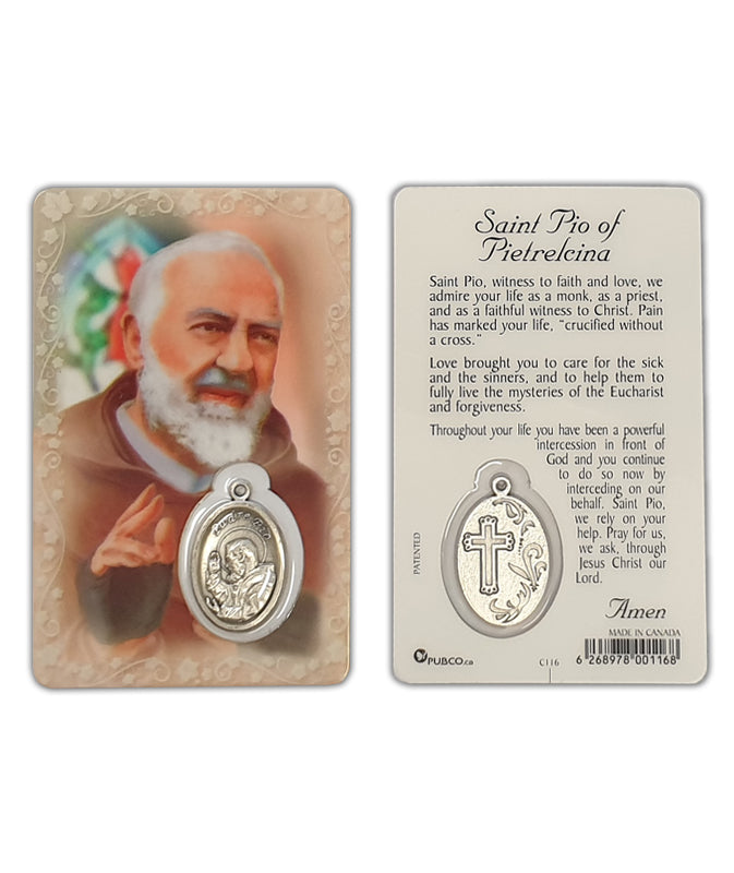 Laminated Card & Medal