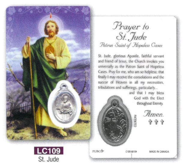 Laminated Card & Medal