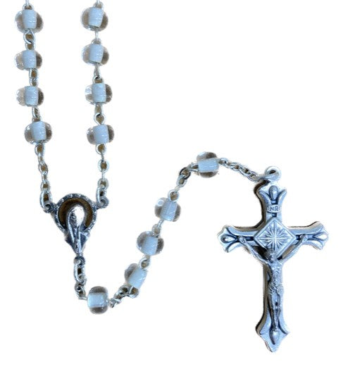 Rosary: Luminous Glass Bead on chain