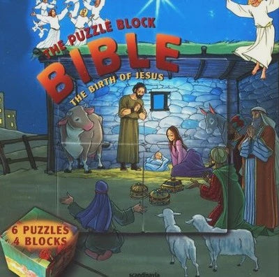 Birth of Jesus - Puzzle Block Christmas Nativity Story ages 3-5