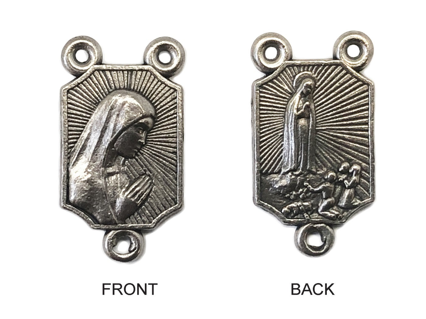 Rosary: Centrepiece Silver 10mm Fatima