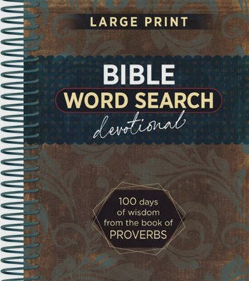 Bible Word Search Devotional LP: 100 Days of Wisdom