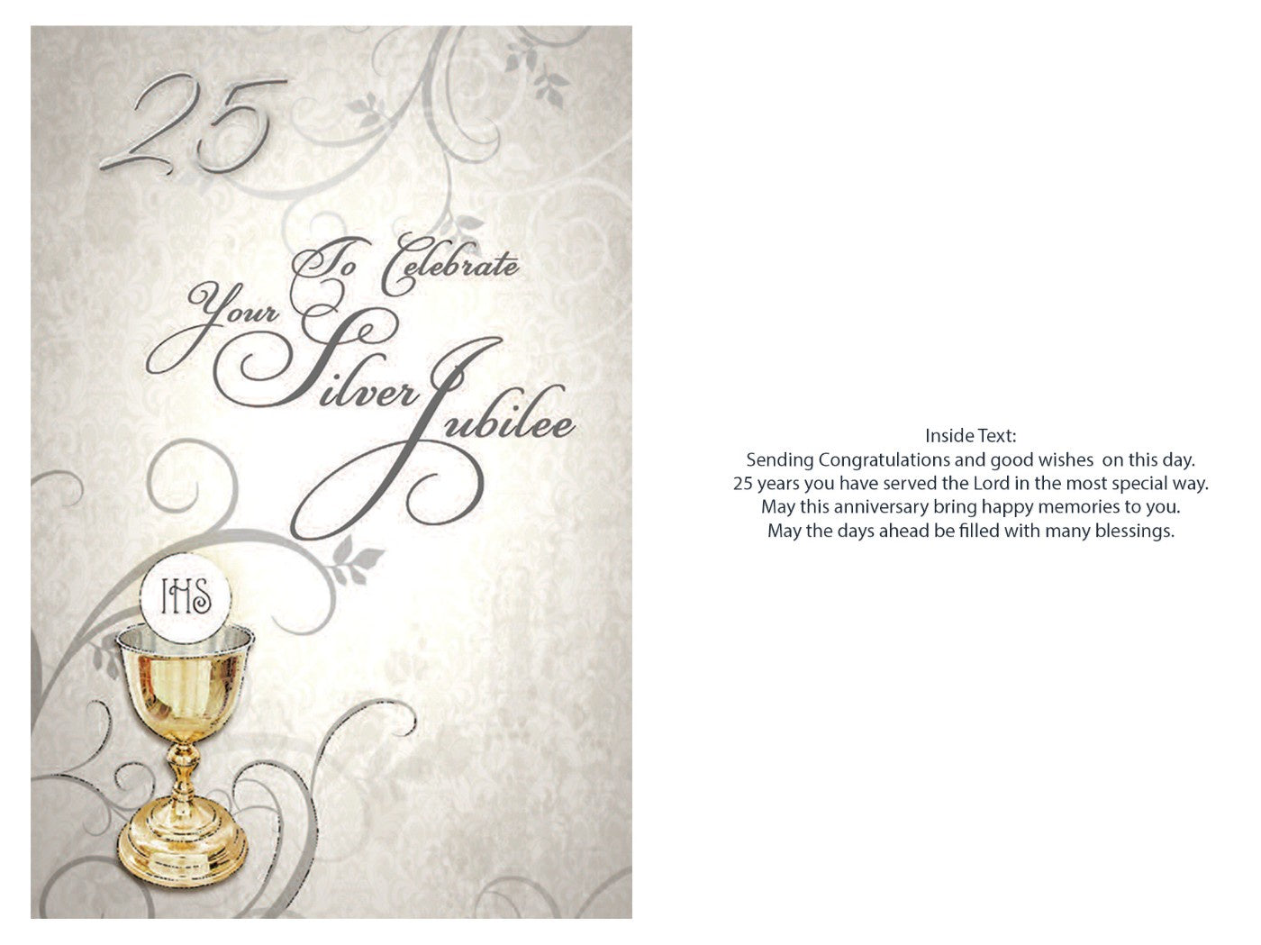 Card: 25th Silver Jubilee
