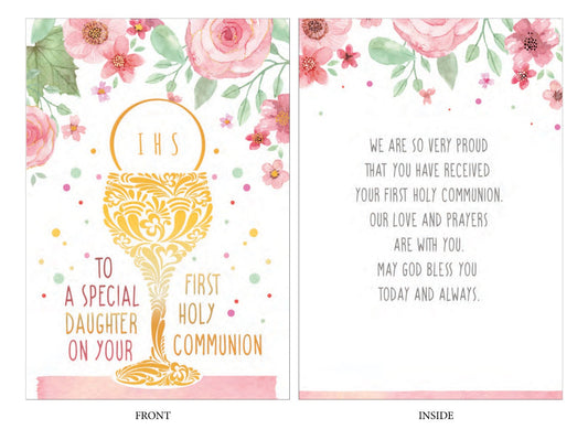 Card: First Holy Communion Special Daughter