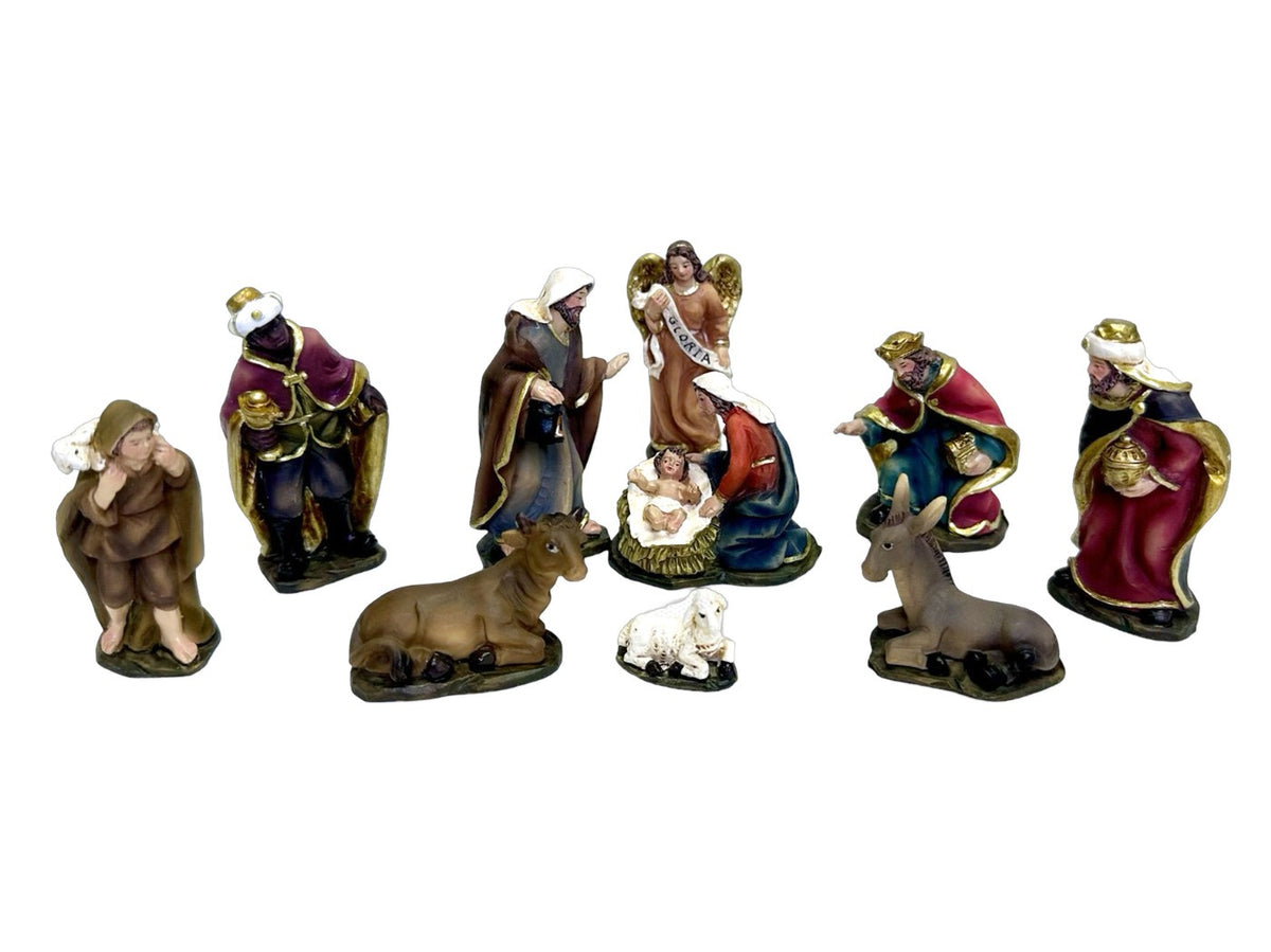 Nativity Set: 7.5cm, 11 pieces