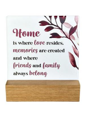 Plaque: Home