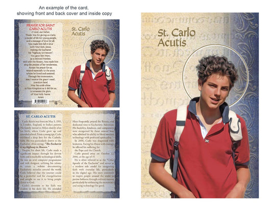 Pamphlet: Biography of Carlo Acutis