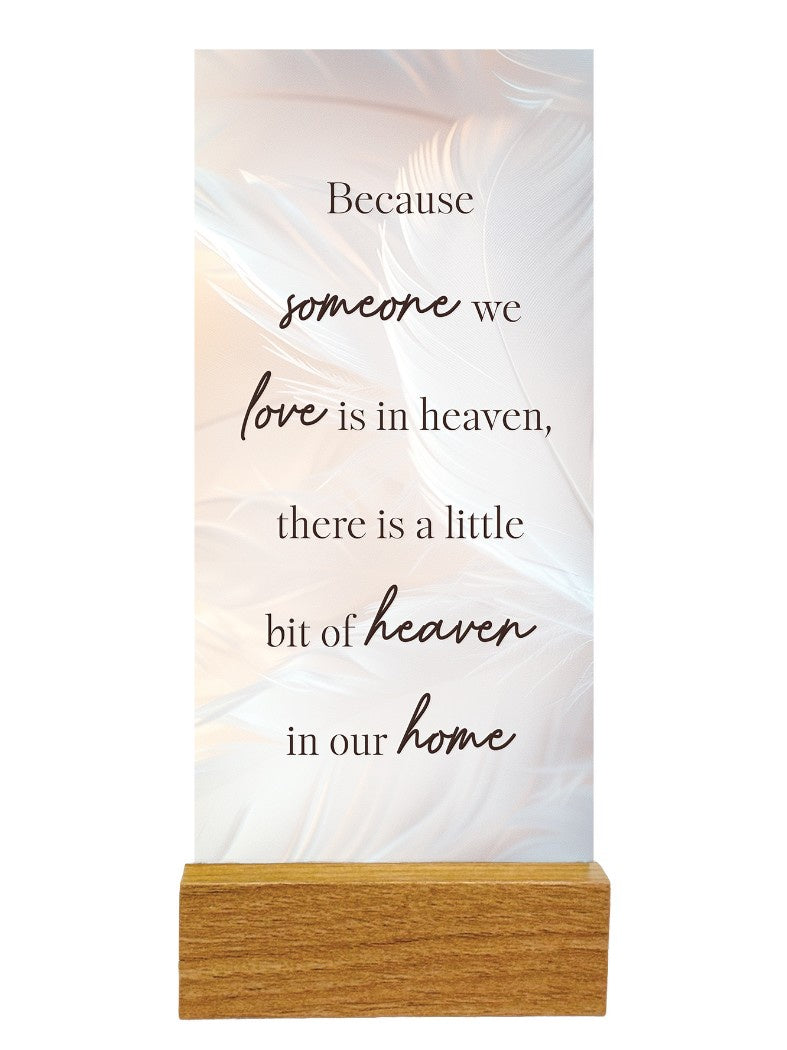 Plaque: Glass, Heaven