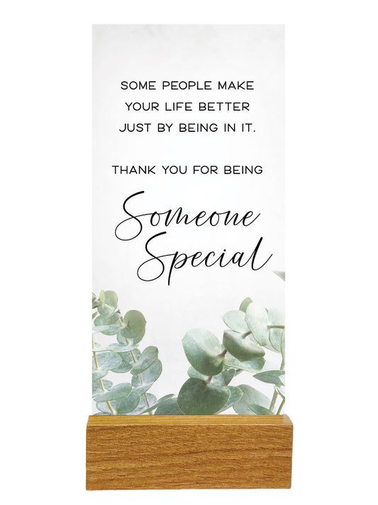 Plaque: Glass - Someone Special