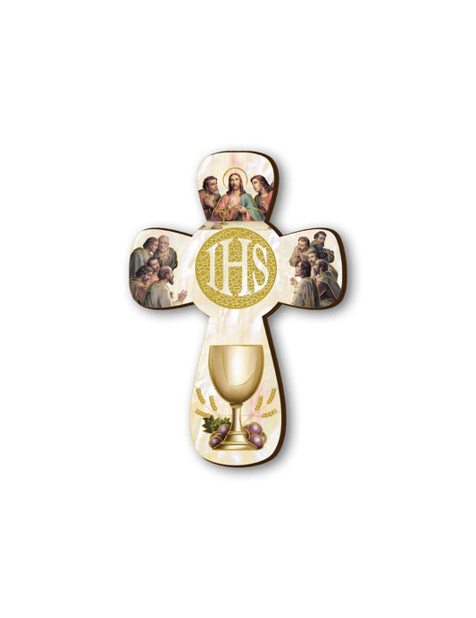 Cross: First Holy Communion Picture 15cm