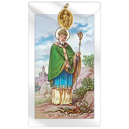 Holy Card and Medal (Gold)