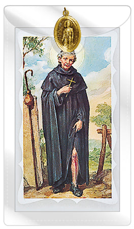 Holy Card and Medal (Gold)