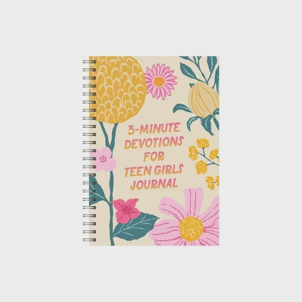 3 Minute Devotions for Teen Girls Journal Ages 12-18