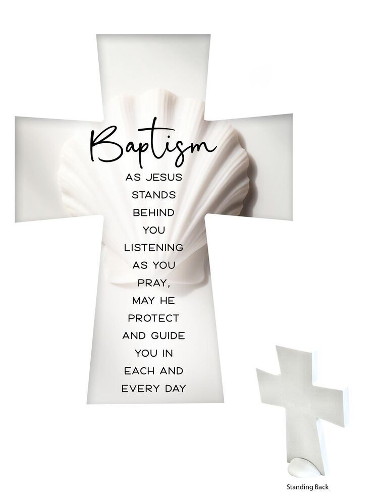 Cross: Ceramic Standing 105mm x 80mm