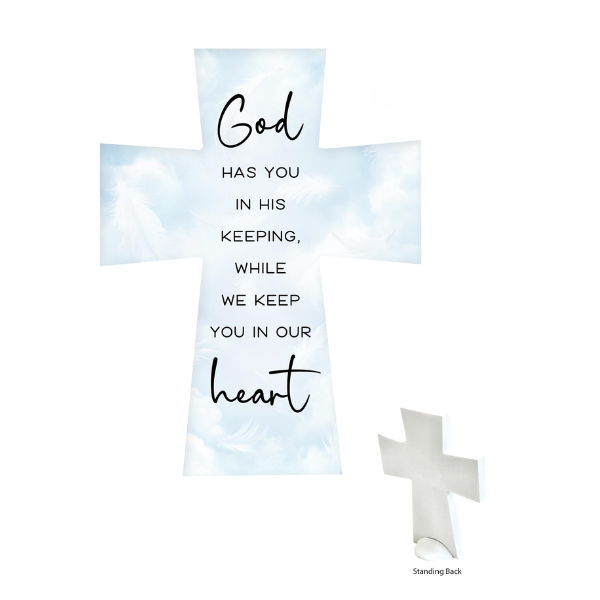 Cross: Ceramic Standing 105mm x 80mm