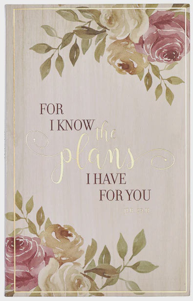 Journal: For I Know The Plans Flexcover