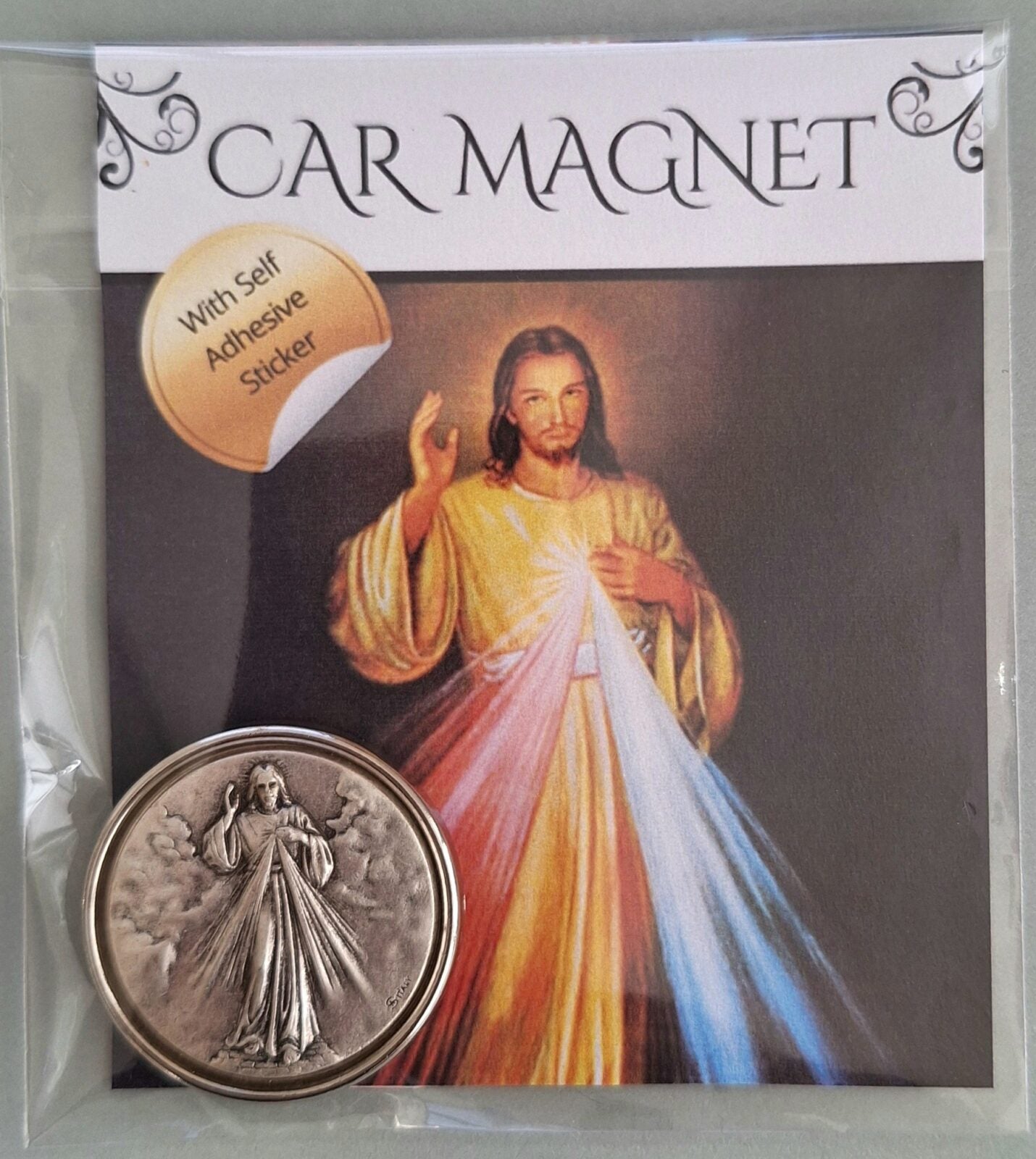 Car Magnet: assorted with adhesive sticker