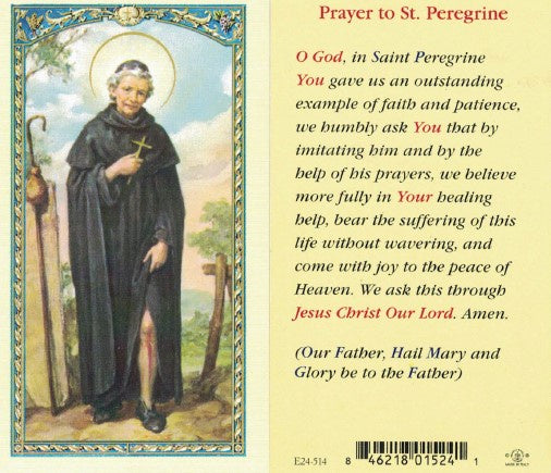 Holy Card: St Peregrine HP800307