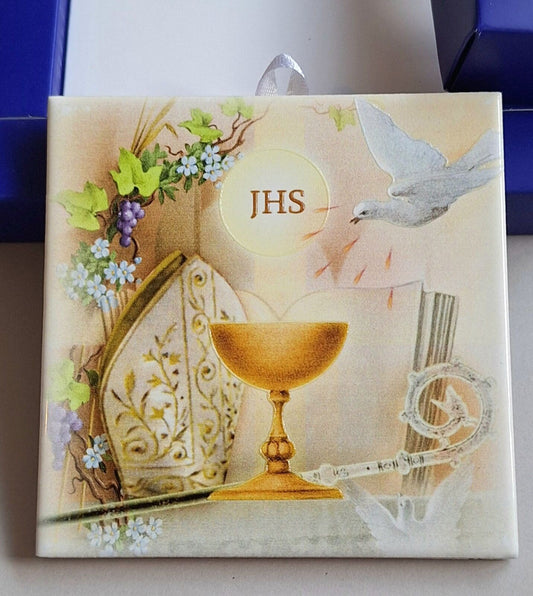 Plaque: Combined Sacraments Holy Spirit Tile
