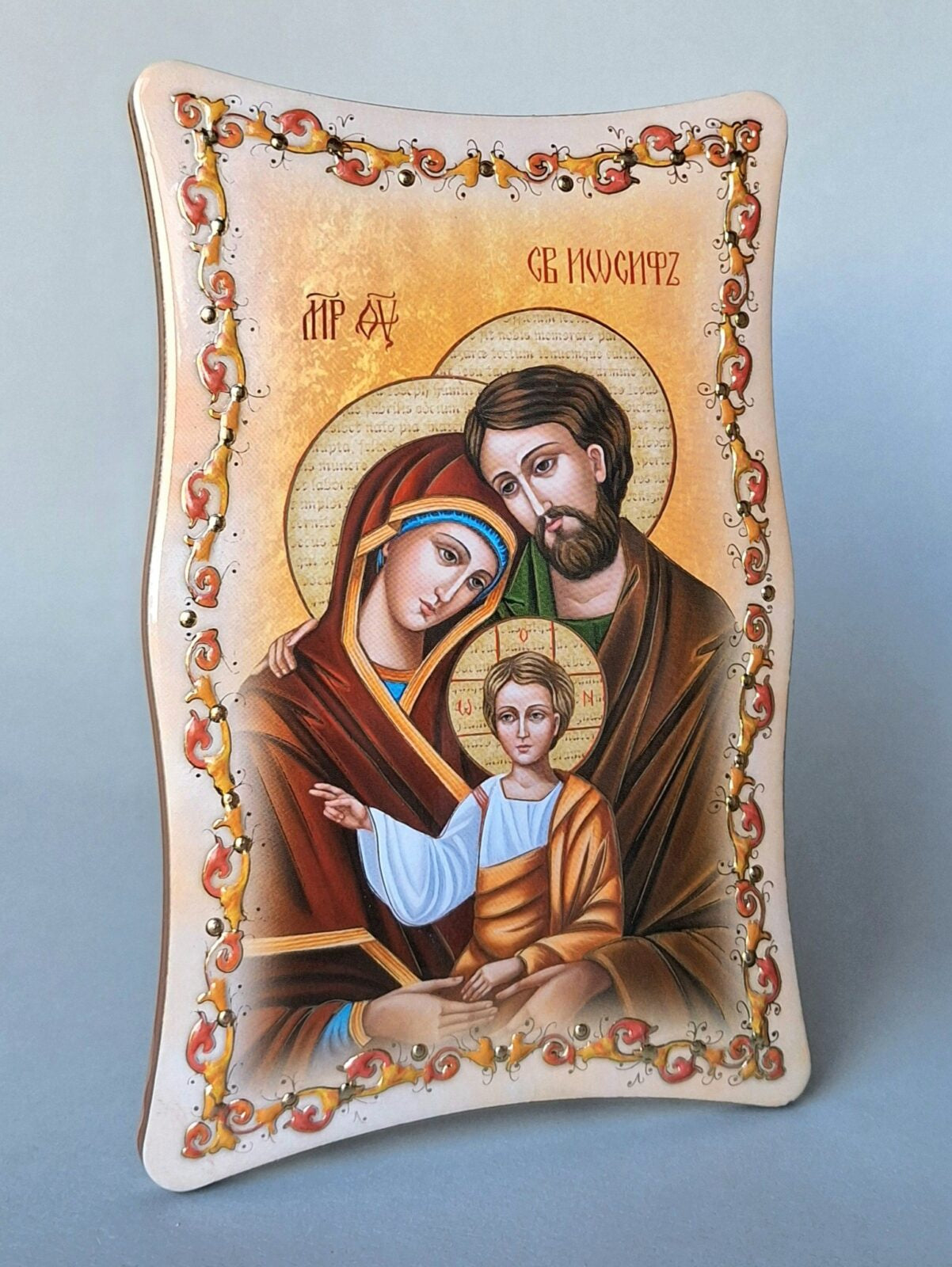 Plaque: Icon 14cm x 9.5cm