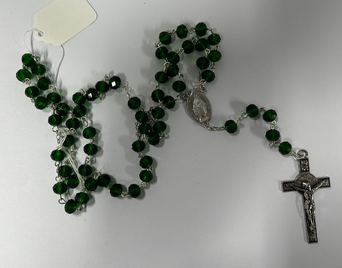 Rosary: Crystal Dark Green NR2308