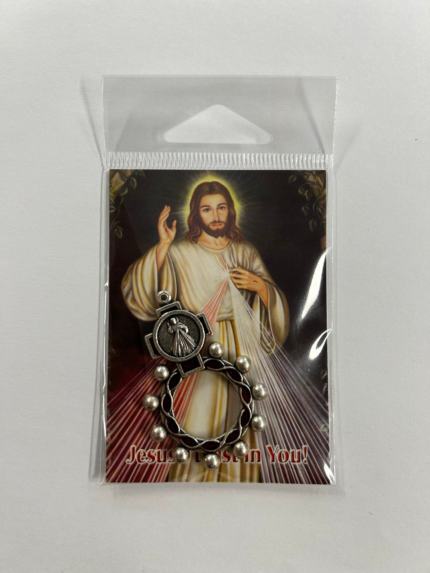 Rosary Ring: Divine Mercy with 3 o'clock prayer