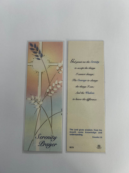 Bookmark: Serenity Prayer laminated