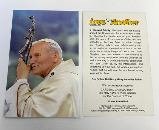 Card: Love One Another John Paul II
