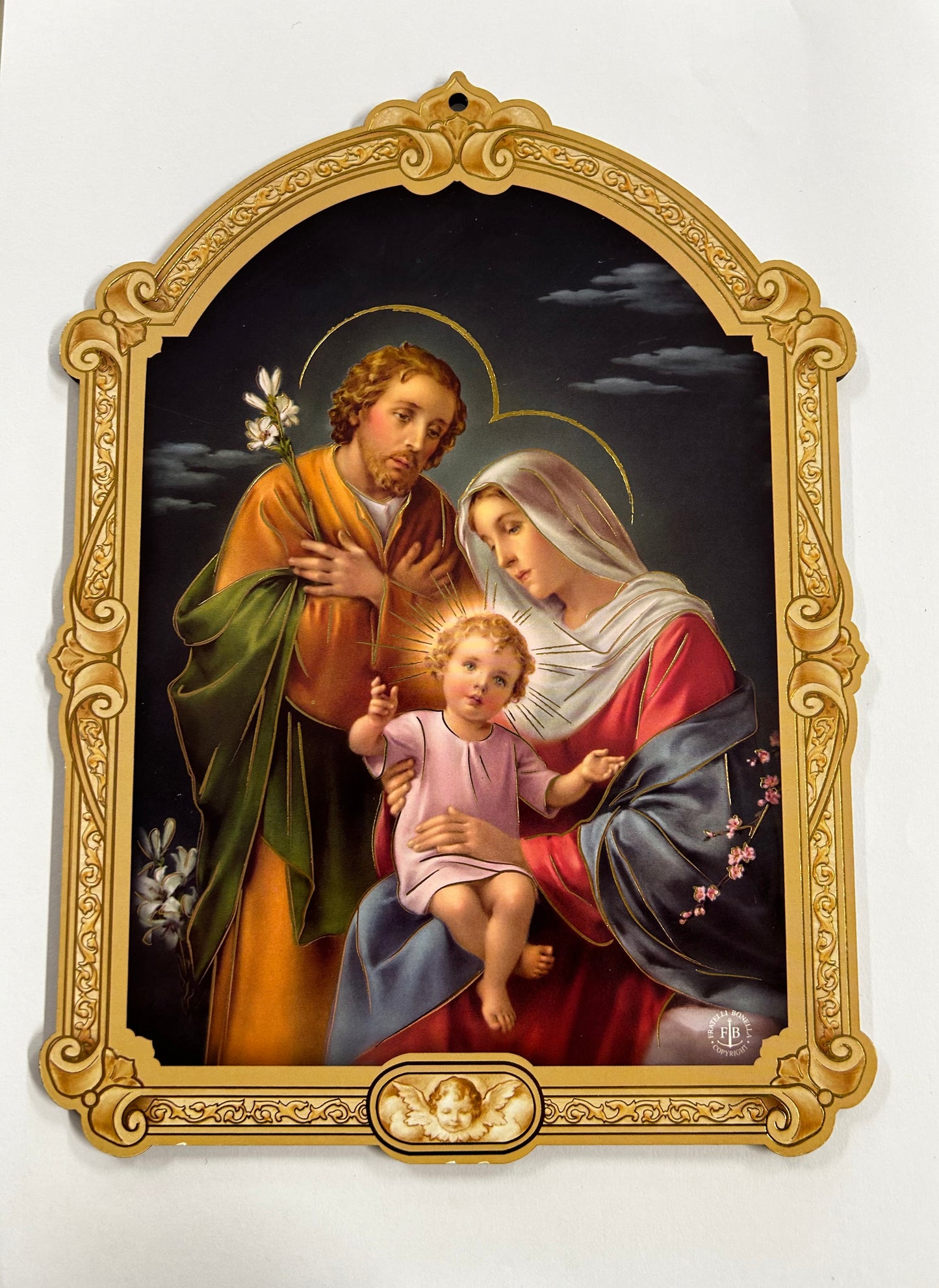 Plaque: Holy Family PQ131