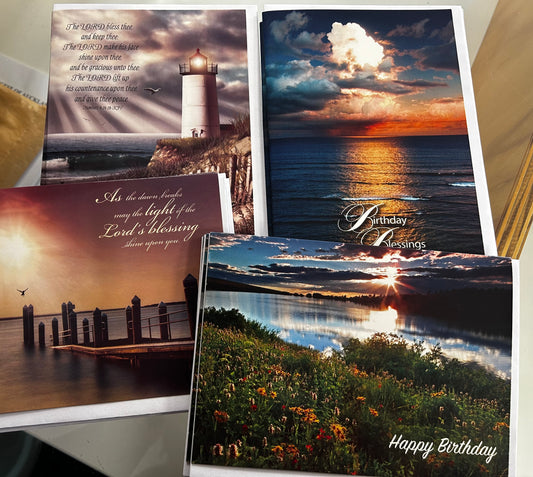 Card: Birthday Sunrise/Sunset