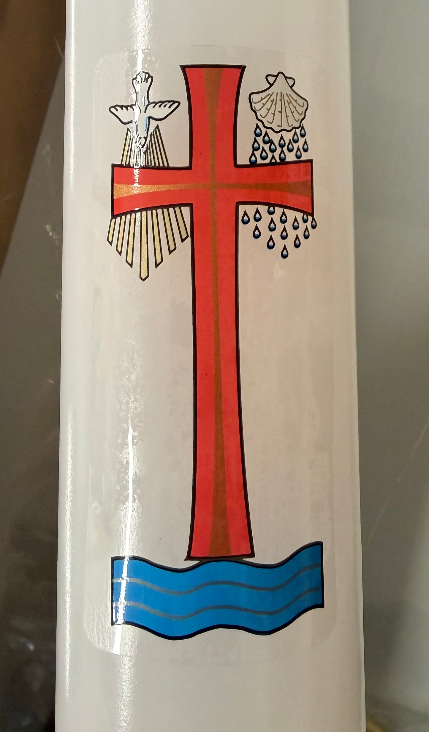 Transfer: Baptism Symbol Dove/Shell