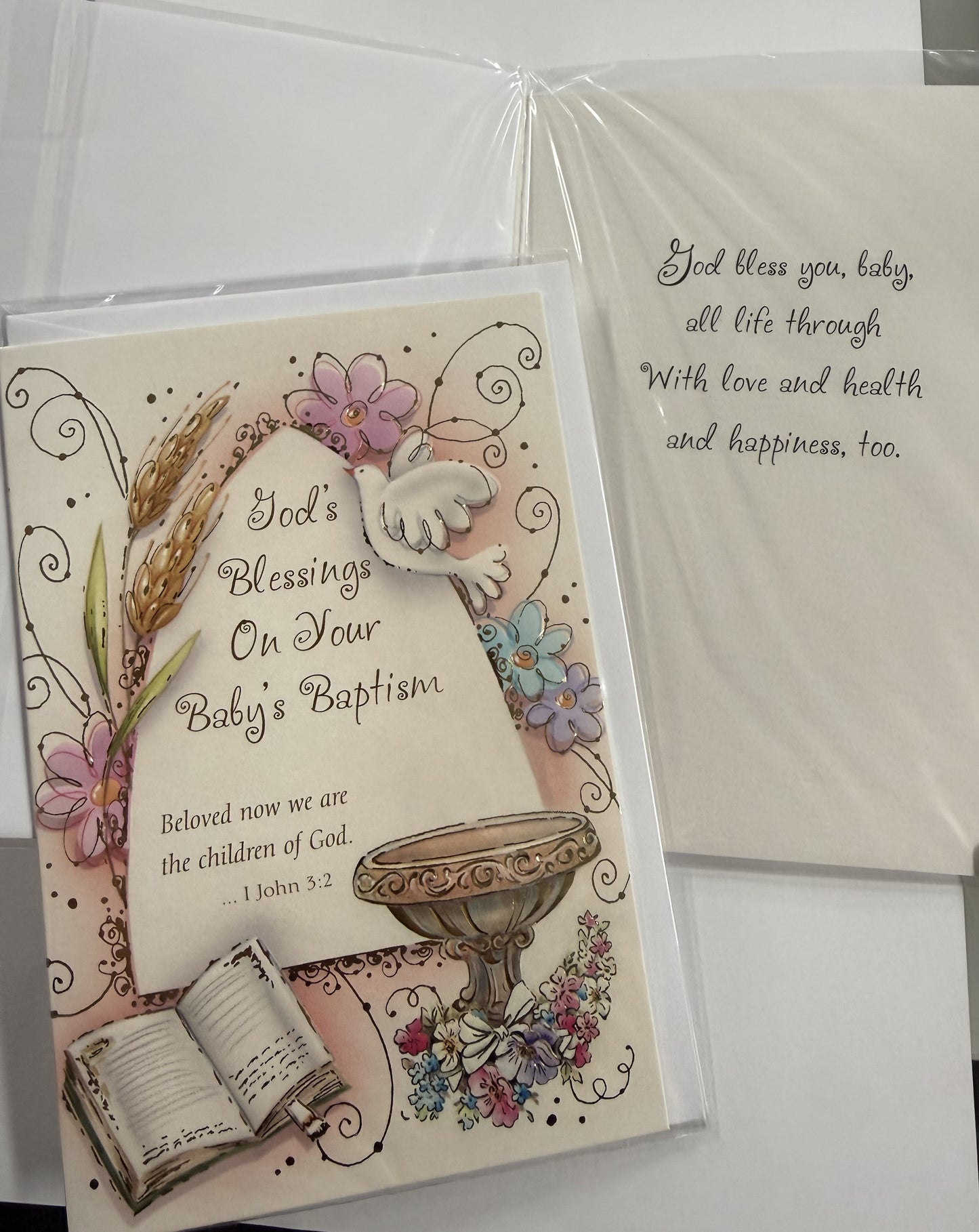 Card: Baptism God's Blessings
