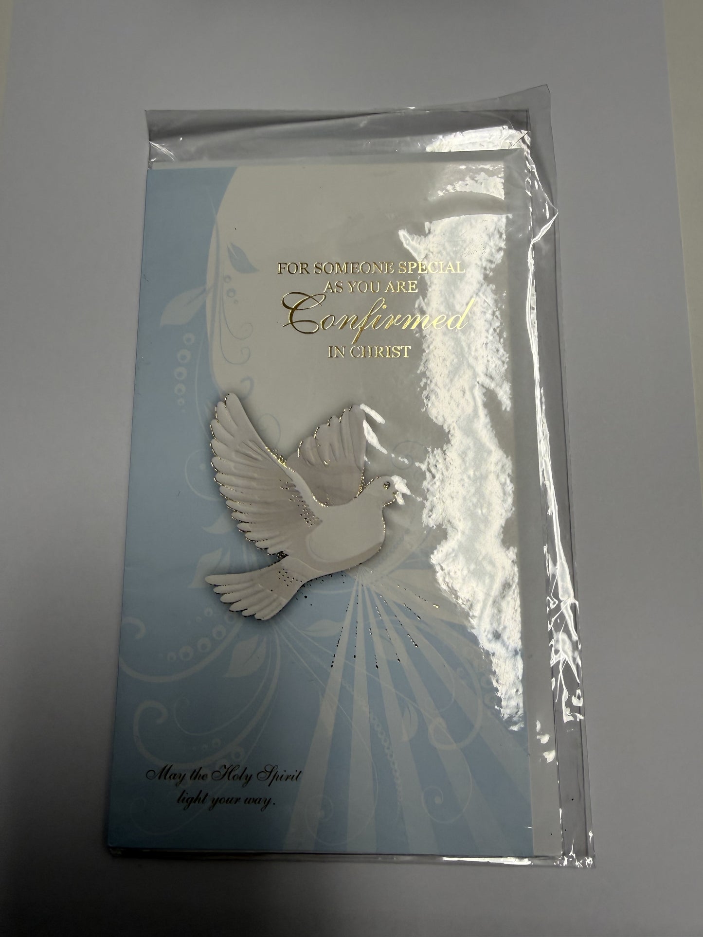 Card: Confirmation Blue CDF5524