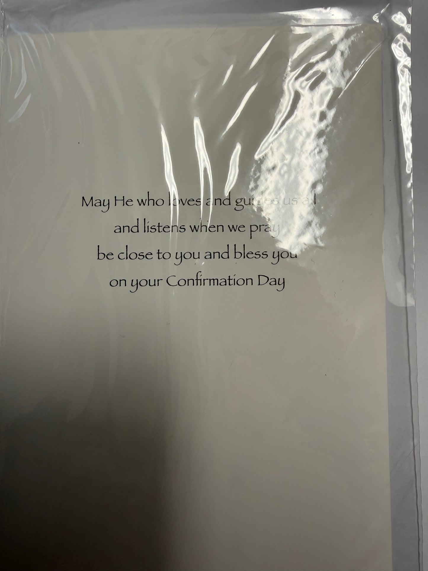 Card: Confirmation Blue CDF5524