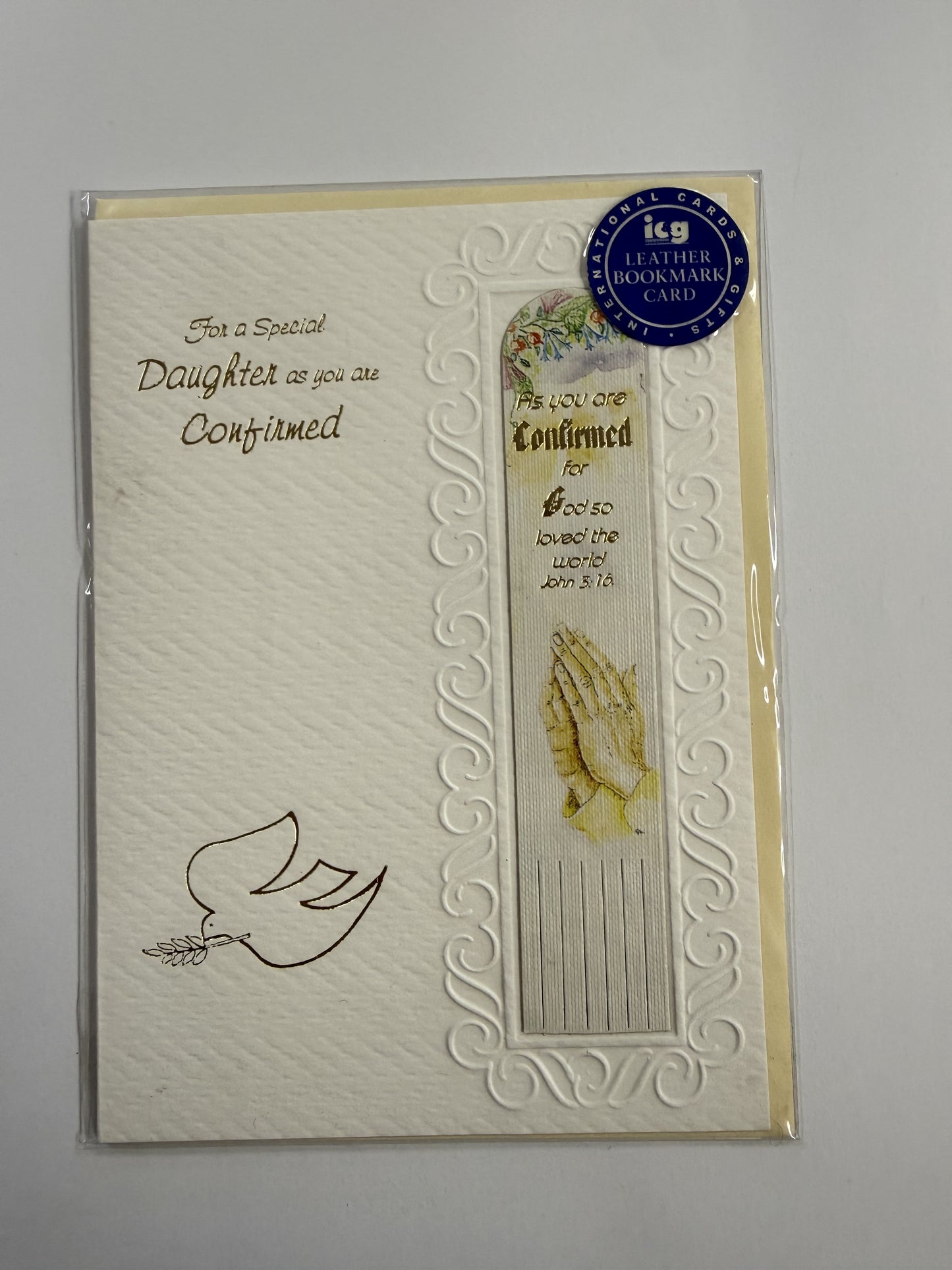 Card: For a Special Daughter as you are Confirmed