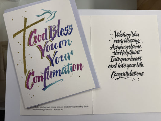 Card: God Bless You On Your Confirmation