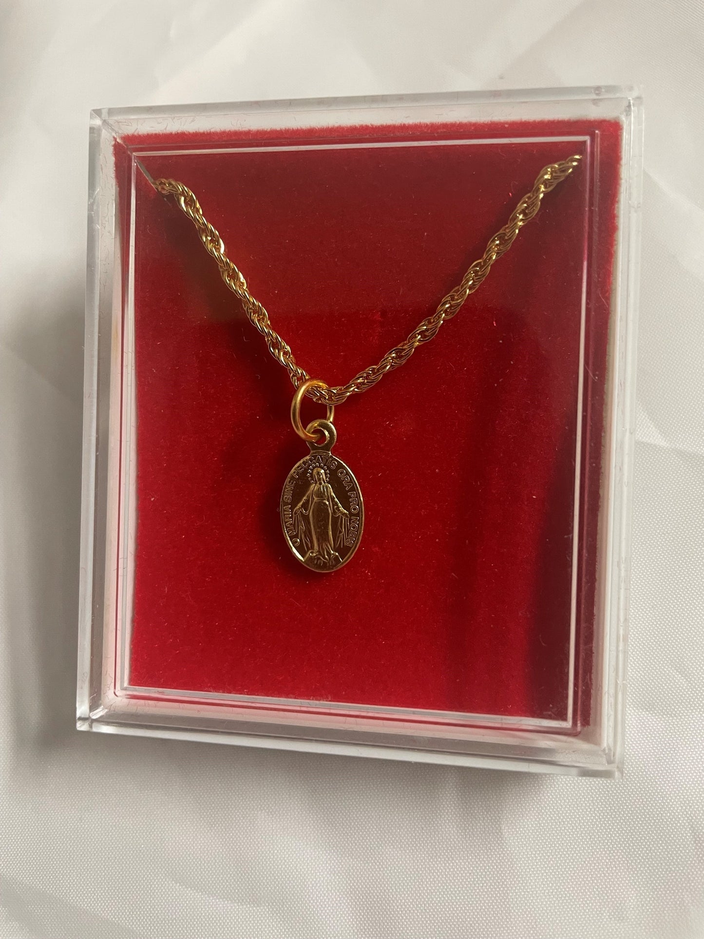 Necklace: Miraculous Medal on 60cm chain