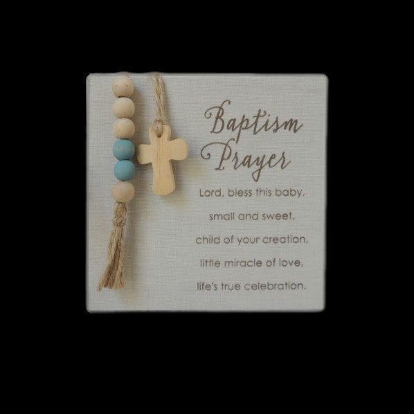 Plaque: Baptism Prayer