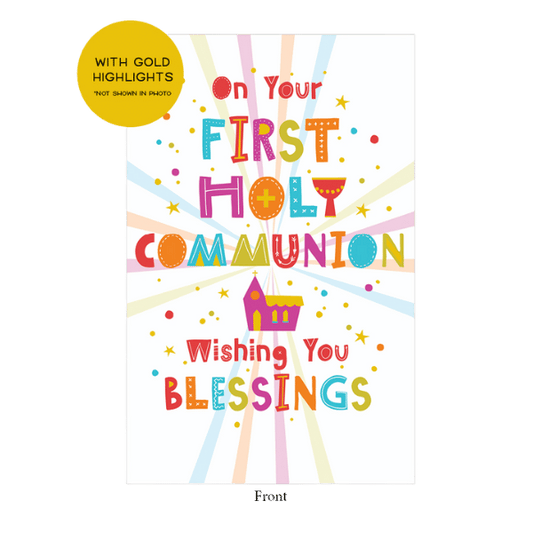 Card: On Your First Holy Communion NMT064
