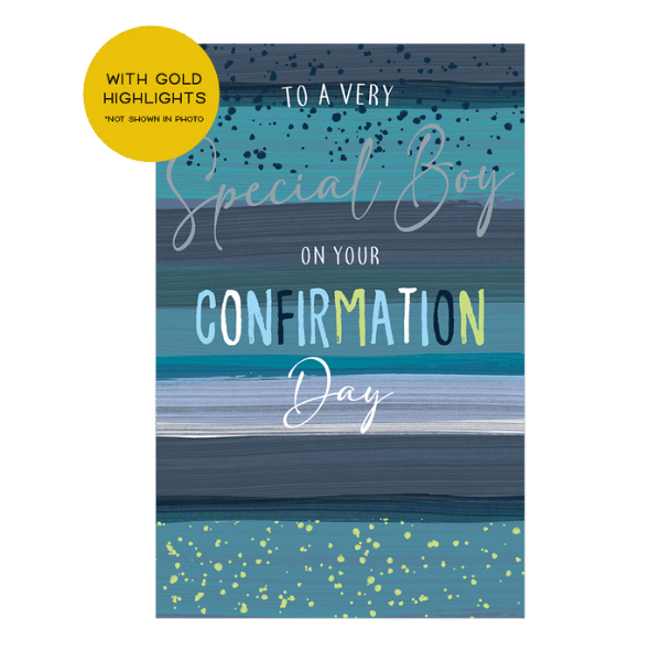 Card: Special Boy on Confirmation Day