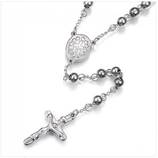 Rosary: Stainless Steel NR284