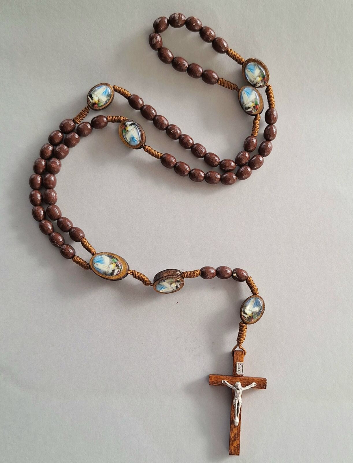 Rosary: Our Lady of Fatima, wooden
