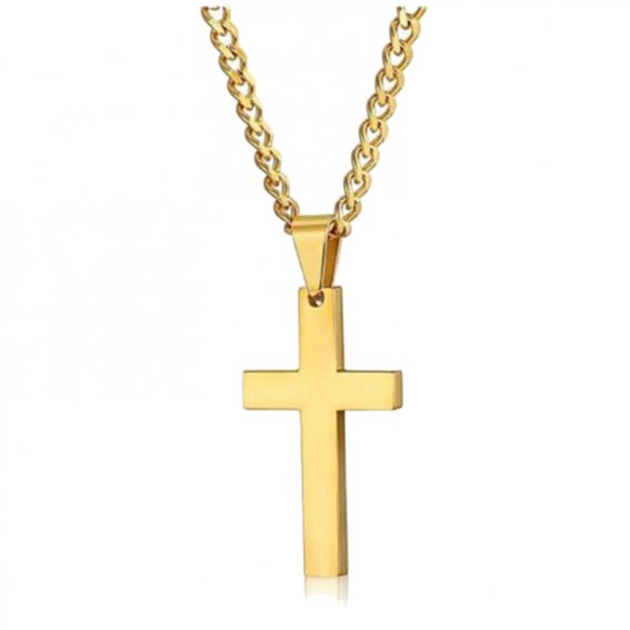 Pendant Cross 50mm on 60cm chain