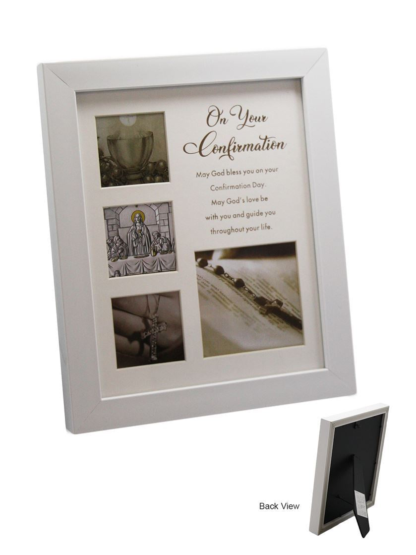 Photo Frame: Confirmation Collage White